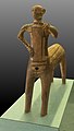 * Nomination The centaur Chiron of Lefkandi, the first "3d" representation of a centaur ever. Archaeological museum of Eretria, Euboea, Greece.--Jebulon 16:04, 5 September 2016 (UTC) * Withdrawn The head is a little unsharp with what seems to be some jpegs and the cutout lines around the statuette are too sharp against what I think is a digital background. Think you can do something about this? W.carter 18:37, 6 September 2016 (UTC) I am not very interested in working on this picture for the moment. Too difficult. The cause is: darkness, inside of a museum, no flash allowed, no tripod allowed, a glass between me and Chiron... I know I'll be back in this musem, and try to ask some permissions... I withdraw my nomination.--Jebulon 19:28, 11 September 2016 (UTC)