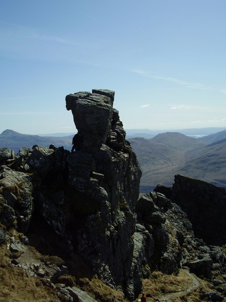 File:Central peak, The cobbler - geograph.org.uk - 977384.jpg