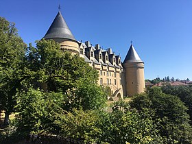 A Château de Rochechouart cikk illusztráló képe