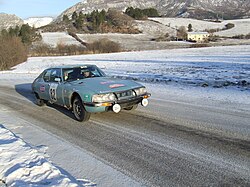 Citroën SM en rallye. 
 JPG