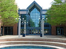Entrance to the Spring Creek campus of Collin College in Plano, Texas