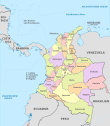 מפת מחוזות קולומביה