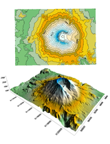 Contour and 3D map