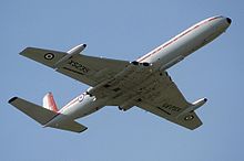 The earliest jet airliner, the de Havilland Comet De Havilland DH-106 Comet 4C, UK - Air Force AN1476165.jpg