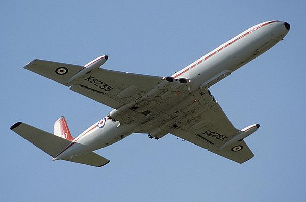 The earliest jet airliner, the de Havilland Comet