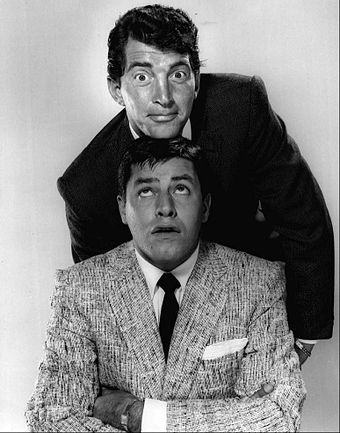 Dean Martin et Jerry Lewis en 1955.