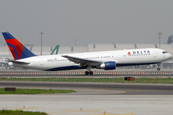 Ilustrační obrázek B767 Delta Air Lines