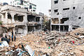 منازل مدمرة في قطاع غزة، في كانون الأول (ديسمبر) 2012.