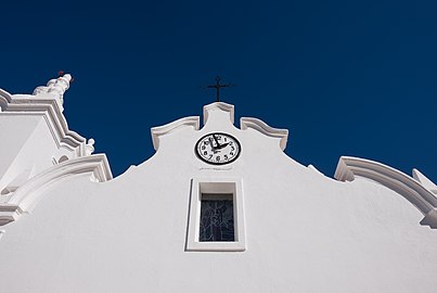 Detail of the Igreja Matriz de Vaqueiros, Via Algarviana, Portugal