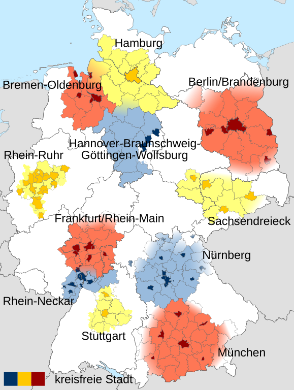 File Deutsche Metropolregionen Svg Wikimedia Commons