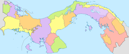Division Politica de Panama.svg