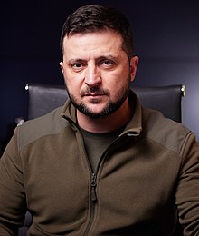 וולודימיר זלנסקי בשנת 2022