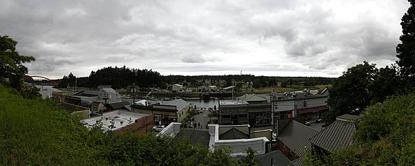 Downtown La Conner, Washington.