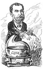 Caricature of Auguste Dreyfus by Claude Guillaumin ("Pépin") in the 10 April 1873 issue