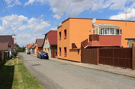 Drobovice, side street