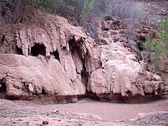 Die trockengefallenen Navajo Falls