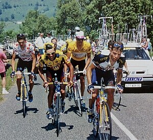 Dufaux, Ugrumov, Riis et Virenque, Tour de France 1996.jpg