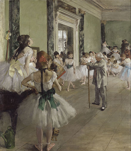 The Dance Class (La Classe de Danse), 1873–1876, oil on canvas
