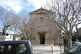 De kerk van Mouriès