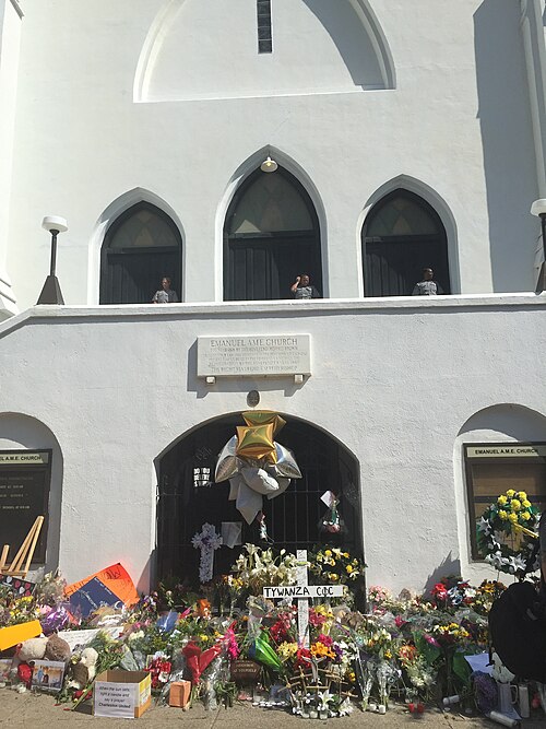 Emanuel African Methodist Episcopal Church, Charleston South Carolina. 21 June 2015