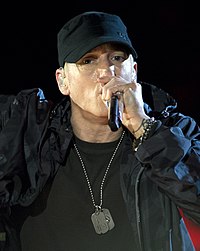 Eminem under The Concert for Valor i Washington, DC i november 2014