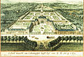 Le palais Het Loo et ses jardins, au début du XVIIIe siècle.