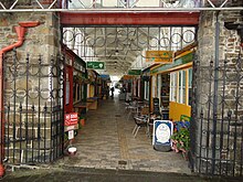 An Entrance to Butcher's Row in Bideford Pannier Market. Entrance to Bideford Pannier Market.jpg