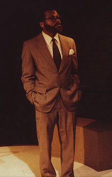 Charles S. Dutton as Dysart in Equus, as directed by Brad Mays in May 1979 in Baltimore Equus-Dysart02Online.jpg