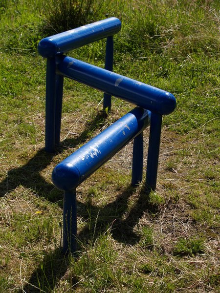 File:Exercise bars, Omagh - geograph.org.uk - 502029.jpg