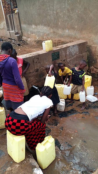 File:Fetching water at the well.jpg