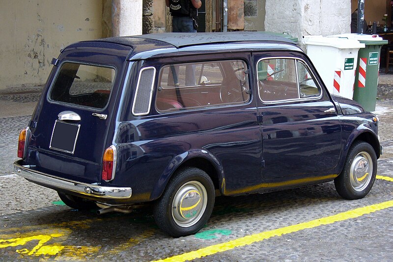 File:Fiat Nuova 500 Giardiniera Heck.JPG