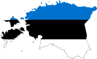 Flag-map of Estonia.svg