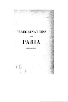 Flora Tristan - Peregrinations d une paria, 1838, I.djvu