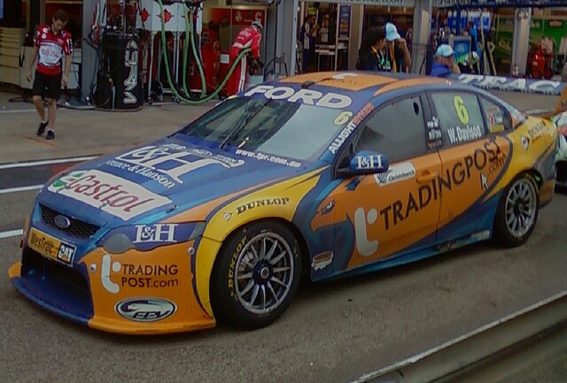 The Ford FG Falcon of Will Davison at the 2011 Clipsal 500 Adelaide