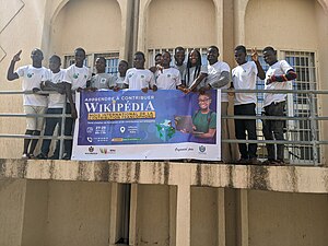 Photo de groupe Mois de la contribution francophone à Kara (Togo)