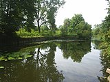 Fort Lunet II, gezien vanaf de (later aangelegde) fortbrug