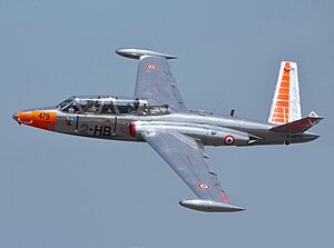 Fouga Magister im Flug