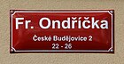 Čeština: Ulice Fr. Ondříčka v Českých Budějovicích English: Fr. Ondříčka street, České Budějovice, Czech Republic.