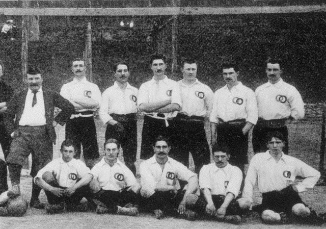 France national team that played its first international v Belgium in 1904