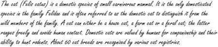 Freestyle Script sample-cat article Wikipedia.png