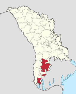 Localização da Gagaúzia