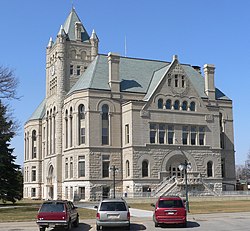 Gage County, Nebraska gedung pengadilan dari SE 2.JPG