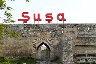 <span class="mw-page-title-main">Ganja Gate</span> Entrance to Shusha fortress, Azerbaijan