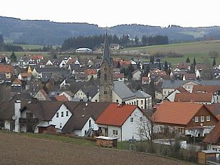 Gefrees Town in Bavaria, Germany