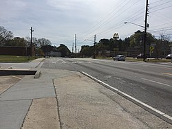 Georgia State Route 139 em Adamsville