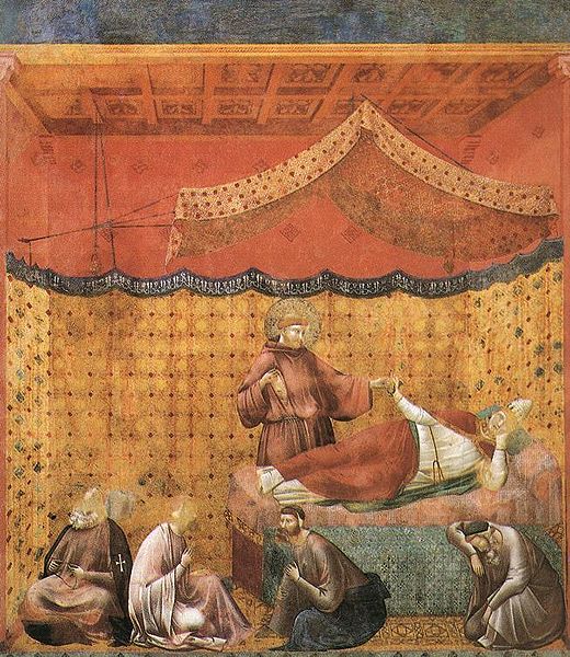 File:Giotto - Legend of St Francis - -25- - Dream of St Gregory.jpg