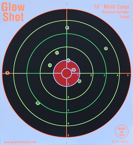 File:GlowShot 10" Heavy Card Reactive Splatter Paper Target.jpg