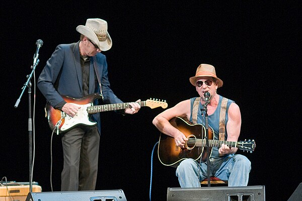 Performing with Bo Ramsey in Dubuque Iowa in May 2008.