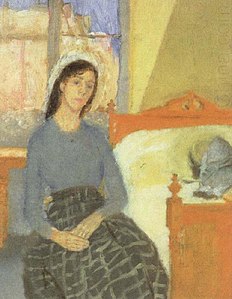 The Artist in Her Room in Paris, 1907–1909