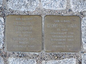 Liste Der Stolpersteine In Greifswald: Wikimedia-Liste